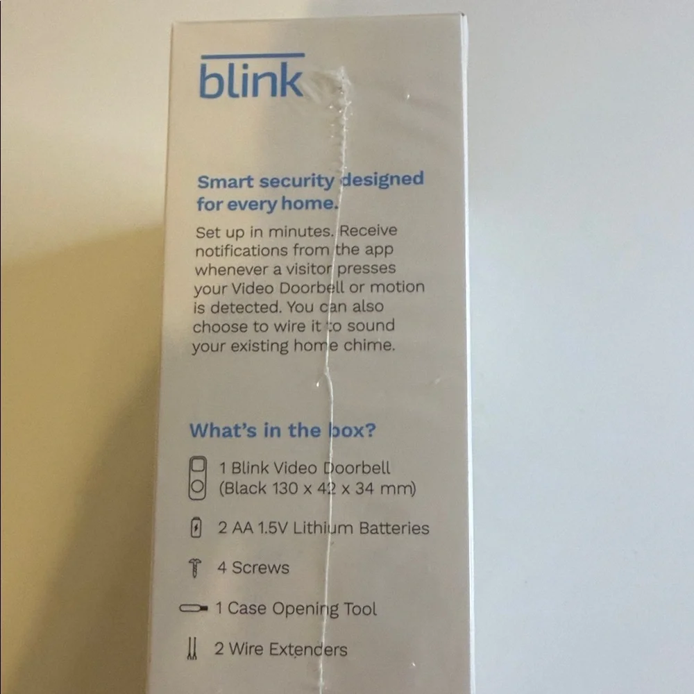 Blink Video Doorbell - Black